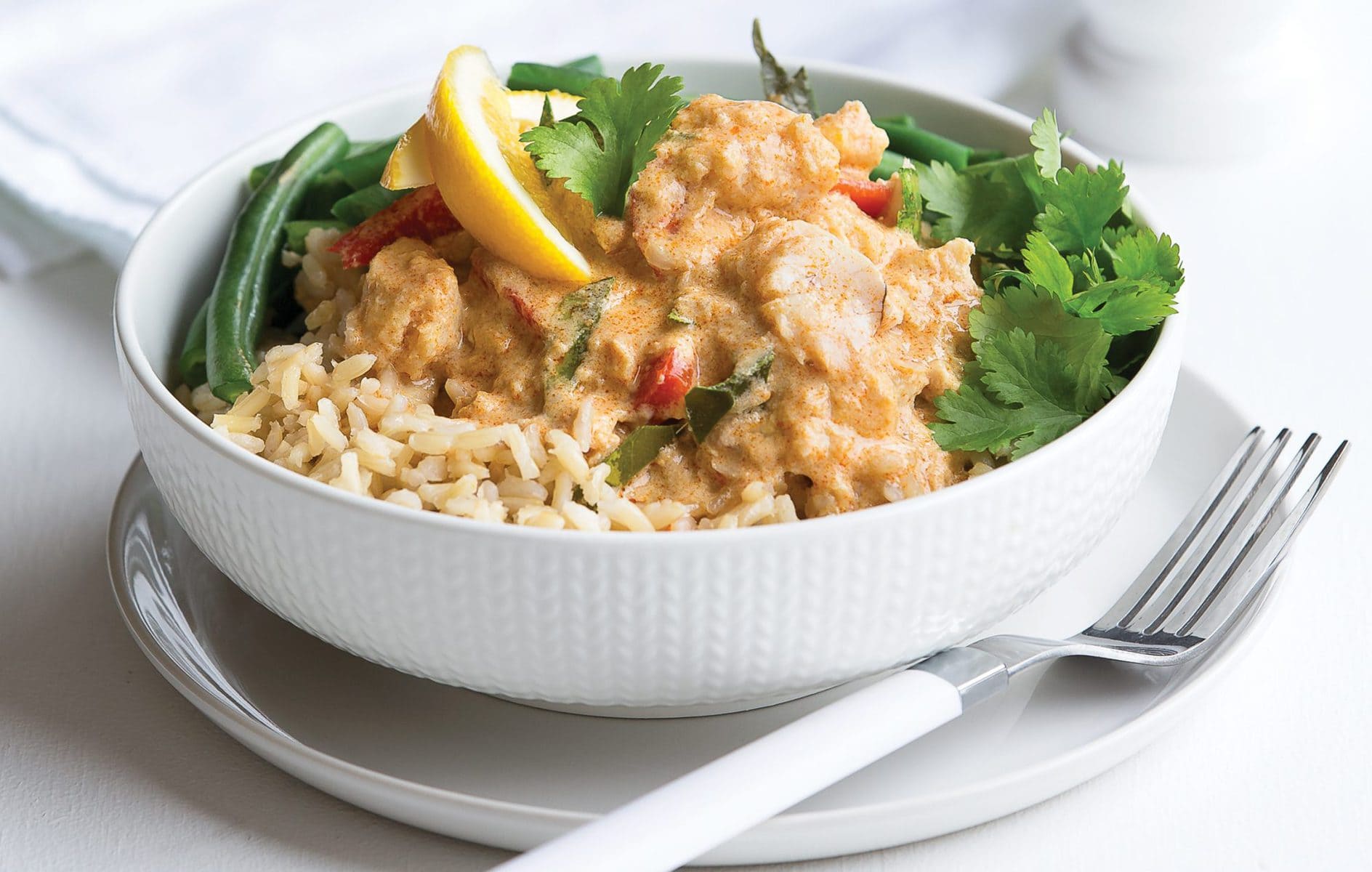 Red Thai fish curry