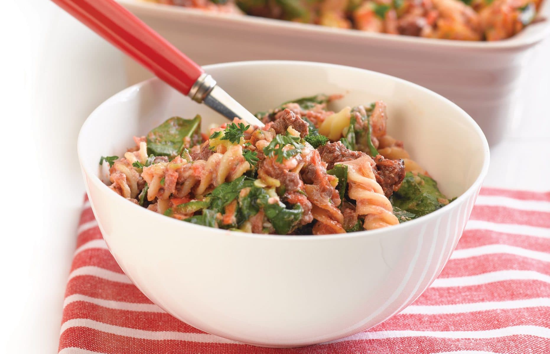 Venison pasta bake