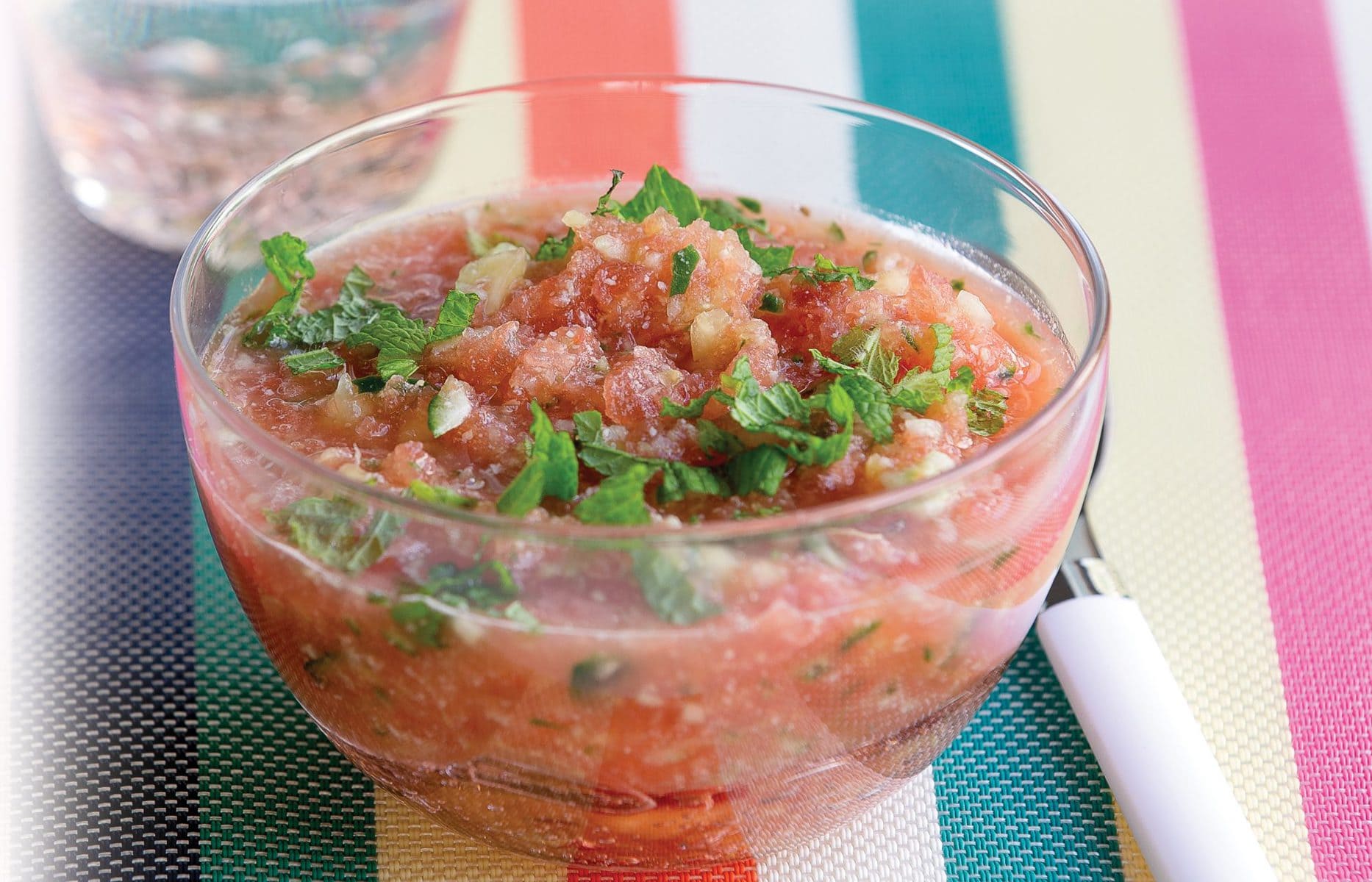 Watermelon gazpacho