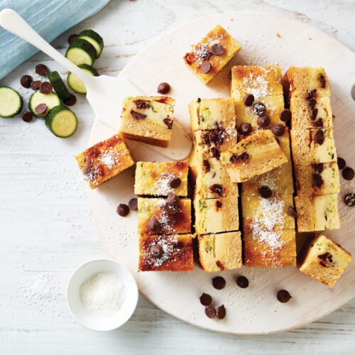 Zucchini and chocolate shortcake
