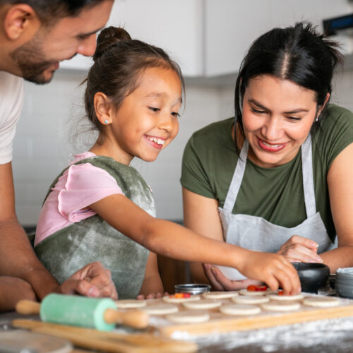 Teaching kids to cook