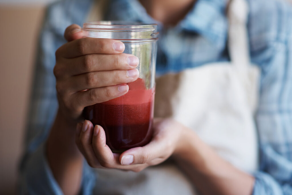 Rosy blush juice boost