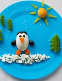 Egg penguin