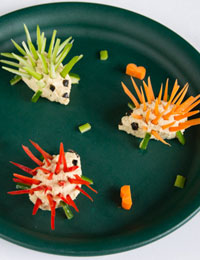 Hedgehog share platter