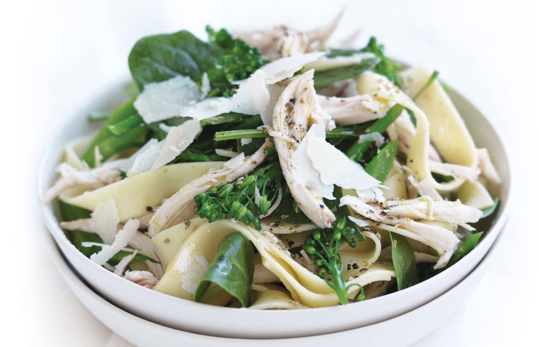 Lemon chicken fettuccine