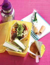 Making a healthy school lunch