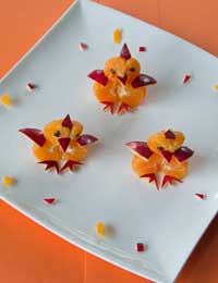 Mandarin chicks