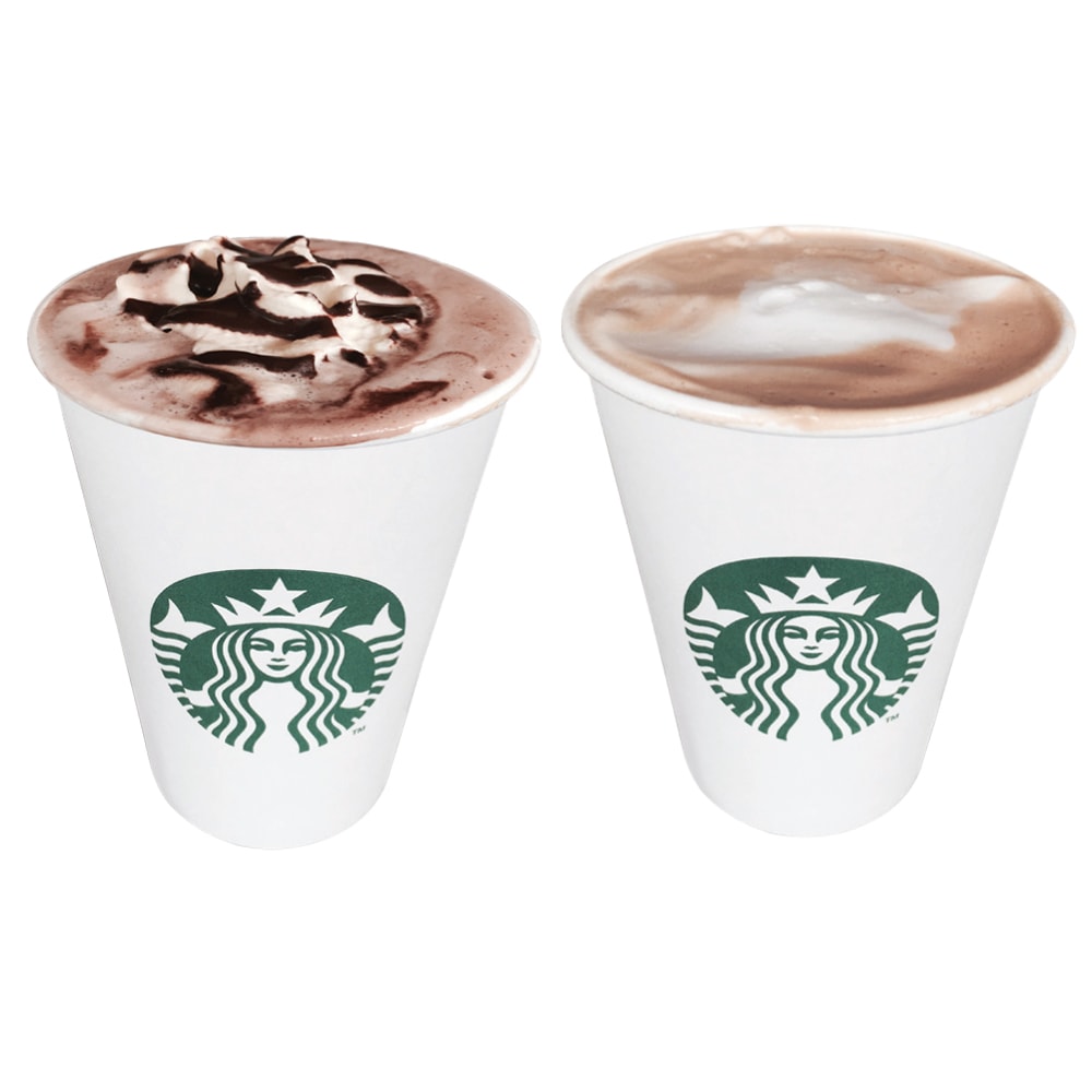 This vs that: Hot chocolate vs caffé latte