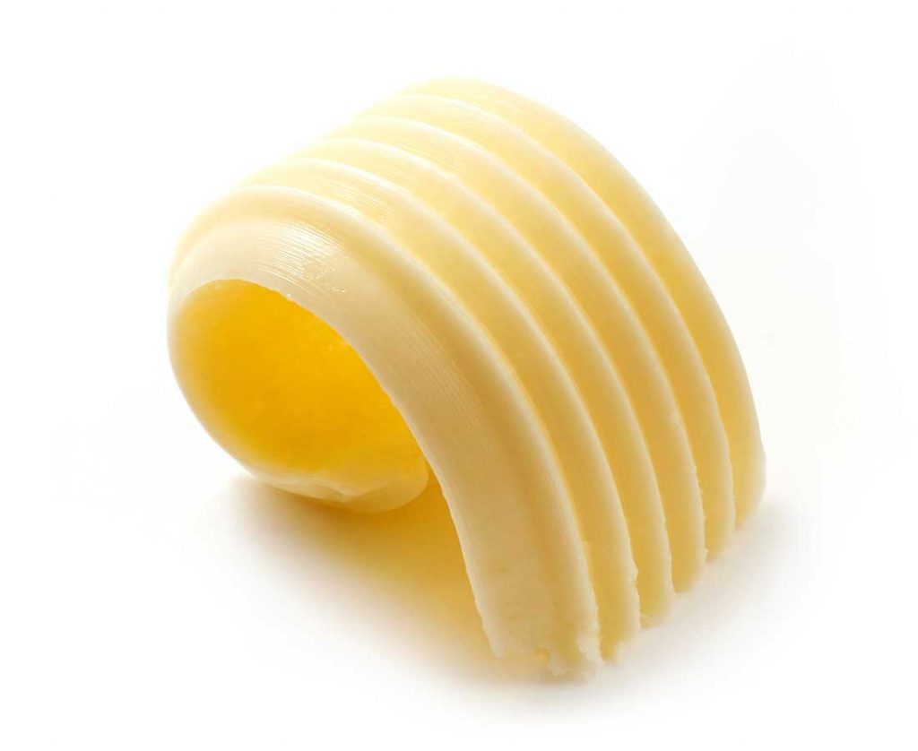 Weight-loss, IBS, stock, butter vs margarine A pat of butter