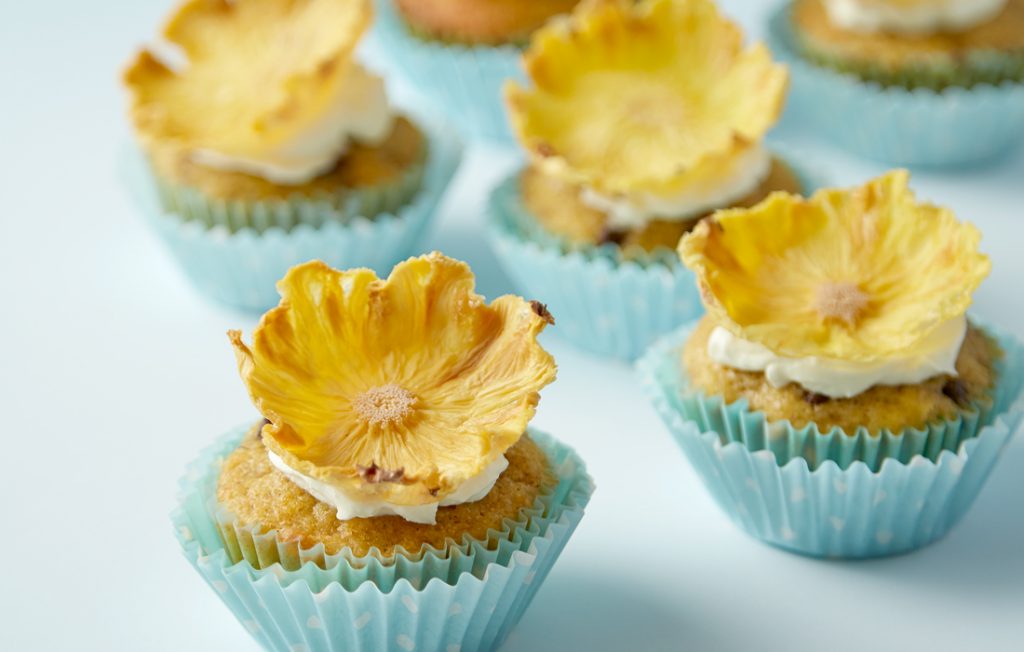 Baby banana pineapple cakes