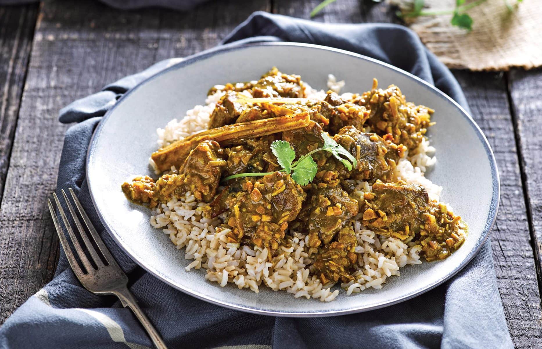 Beef cheek rendang