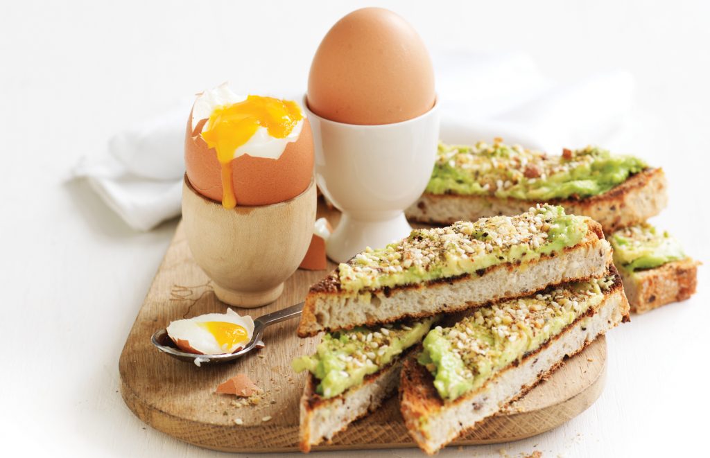 Boiled eggs with dukkah soldiers Boiled eggs with dukkah soldiers
