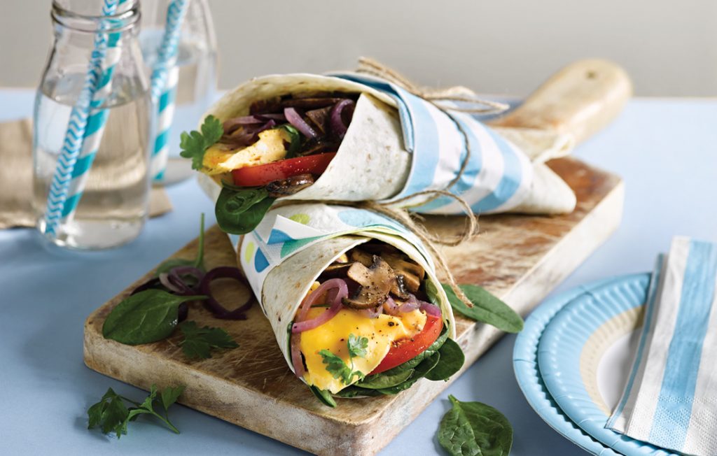 Kids’ breakfast wrap