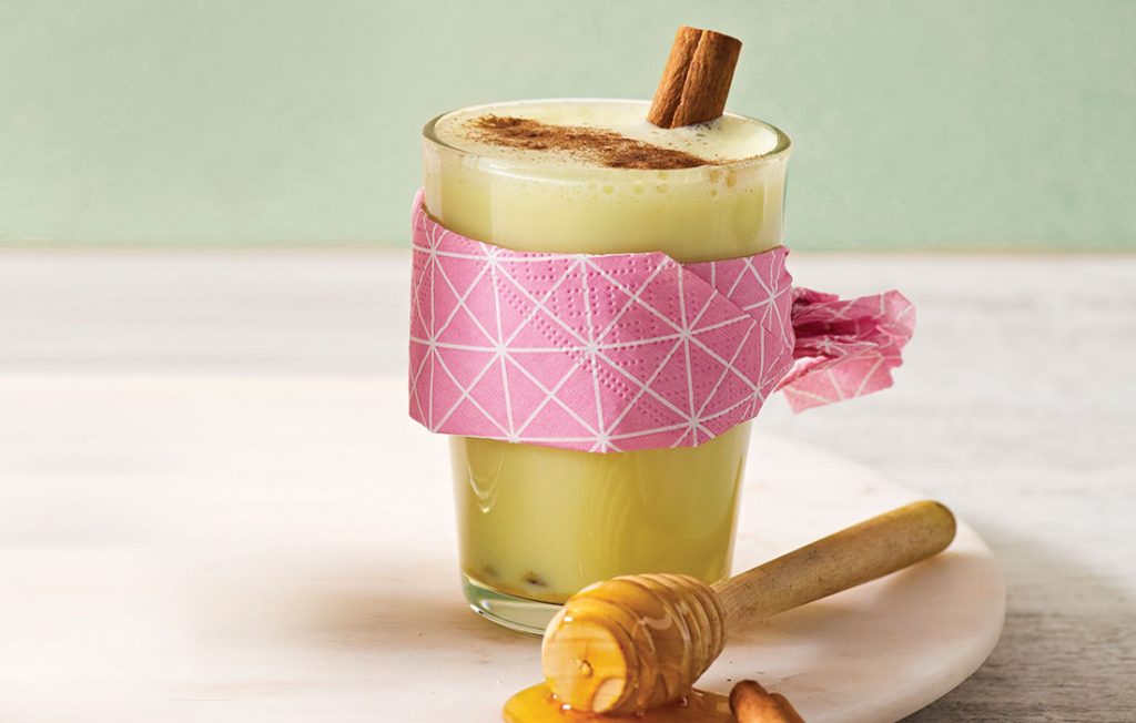 Chamomile milk tea ‘latte’