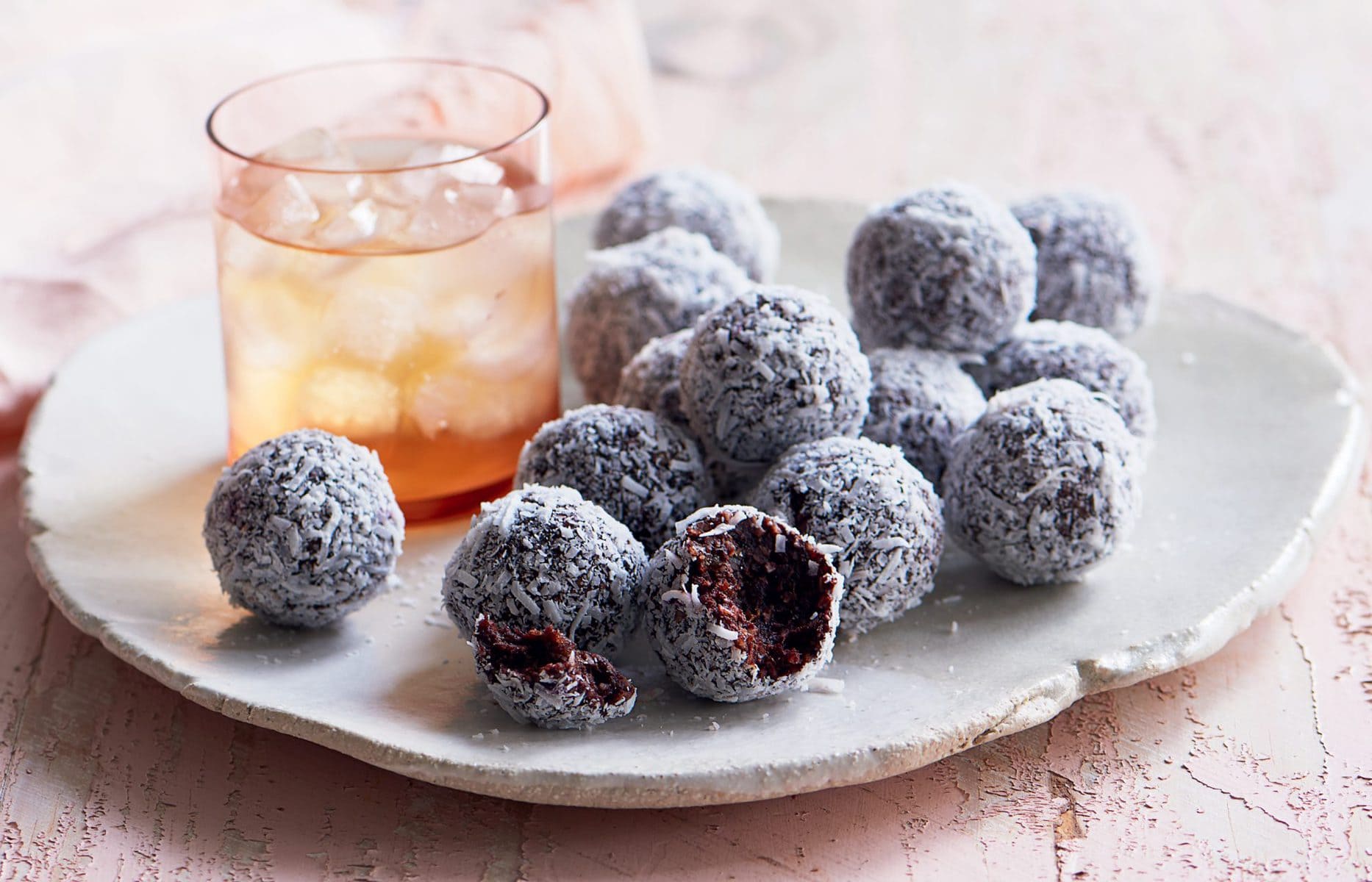 Cherry ripe bliss balls