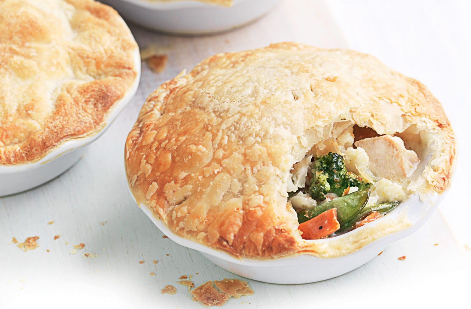 Chicken pot pies