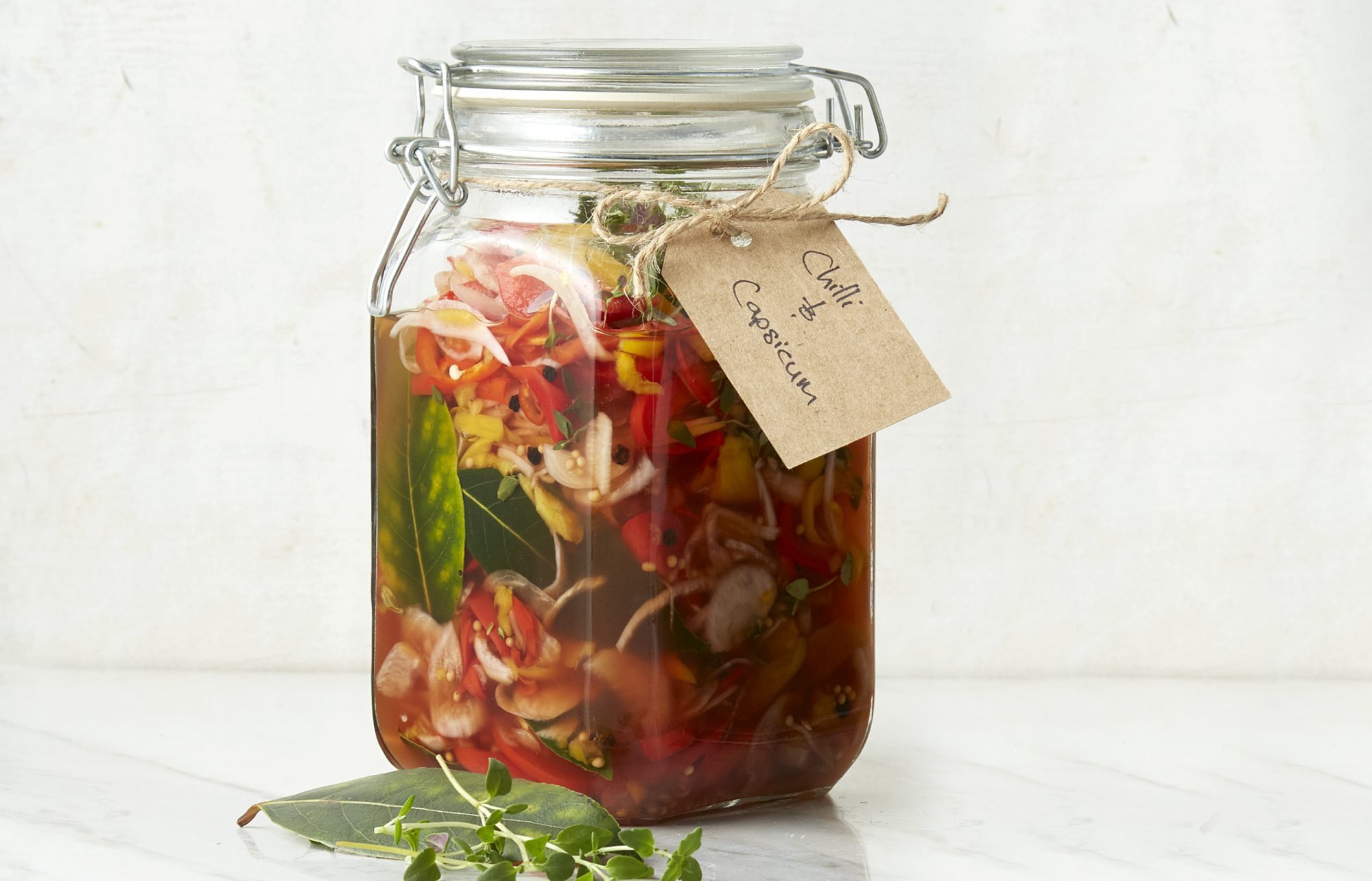 Chilli and capsicum pickle