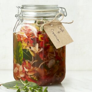 Chilli and capsicum pickle