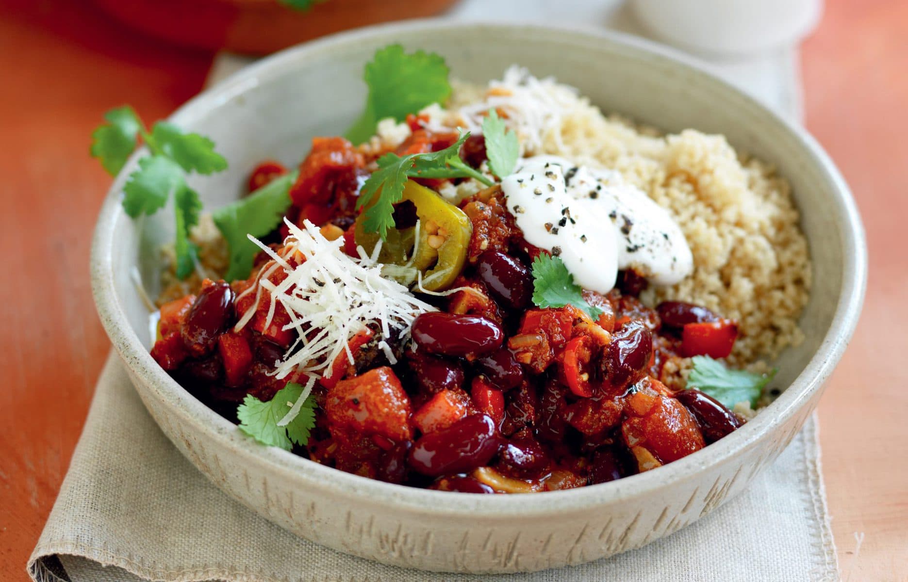 Couscous chilli con carne