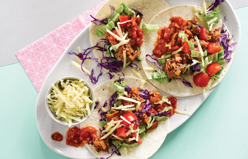 Easy kids’ tacos