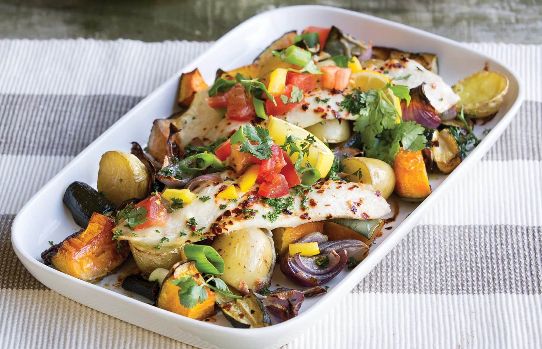 Fish salsa bake