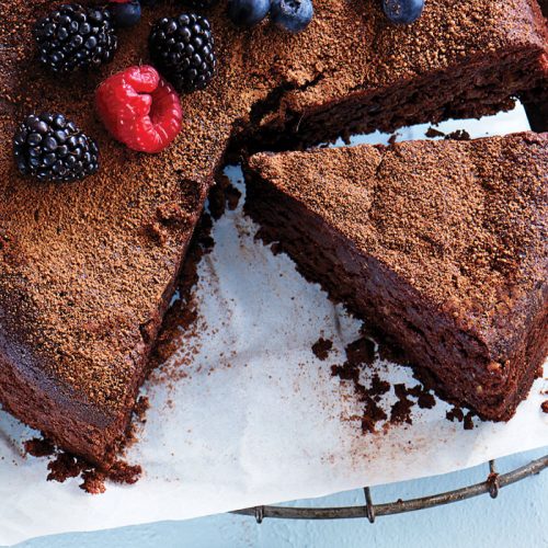 Flourless chocolate cake