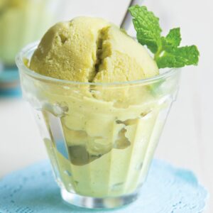 Matcha vanilla ice cream