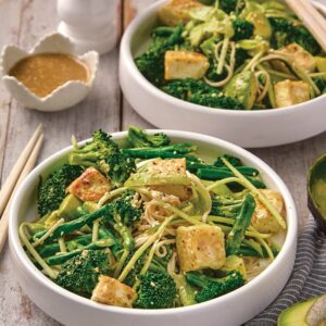 Japanese avocado and tofu salad