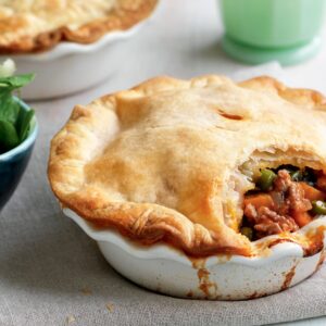 Lamb and vegetable pot pies
