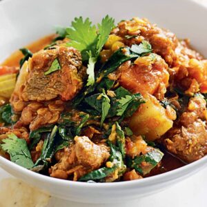 Lamb, lentil and kumara curry