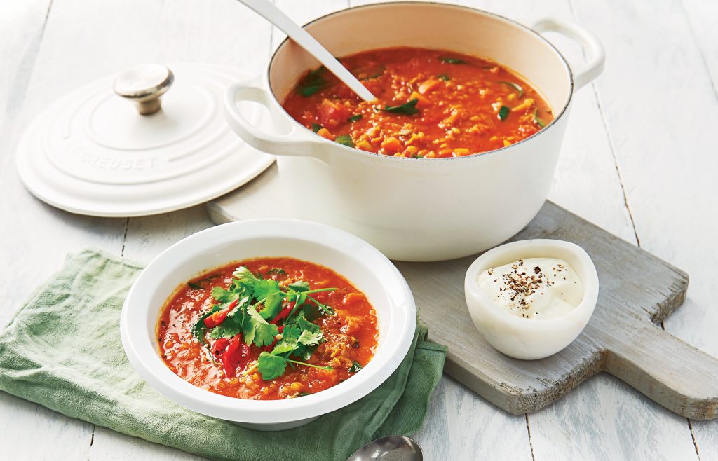 Lentil, tomato and ginger curry soup Lentil, tomato and ginger curry soup