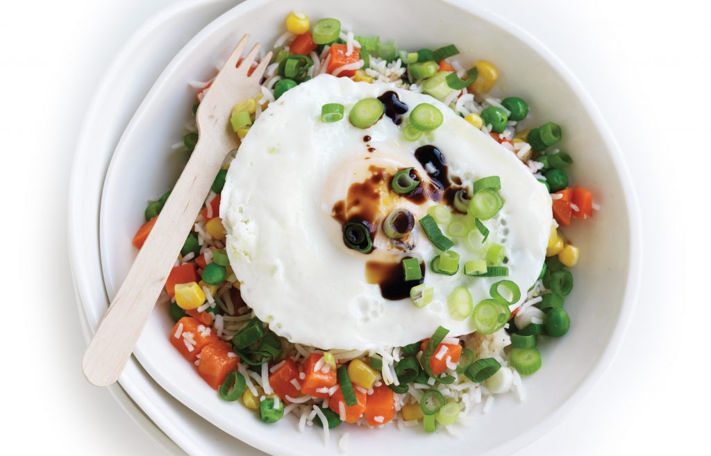 Microwave ‘fried rice’ Microwave ‘fried rice’