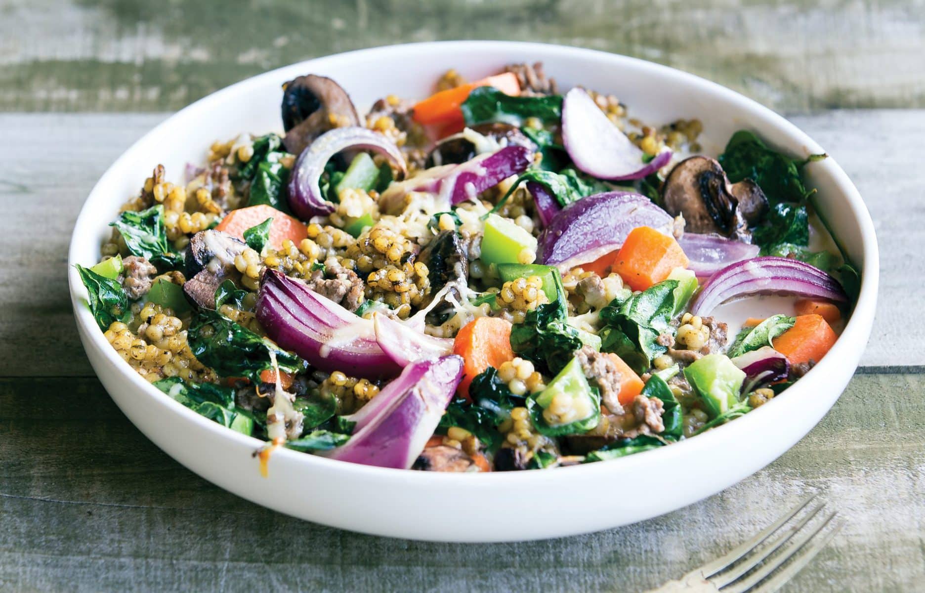 Moroccan mince bake
