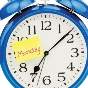 Never miss a Monday: Kick-start every week off well, with regular exercise.