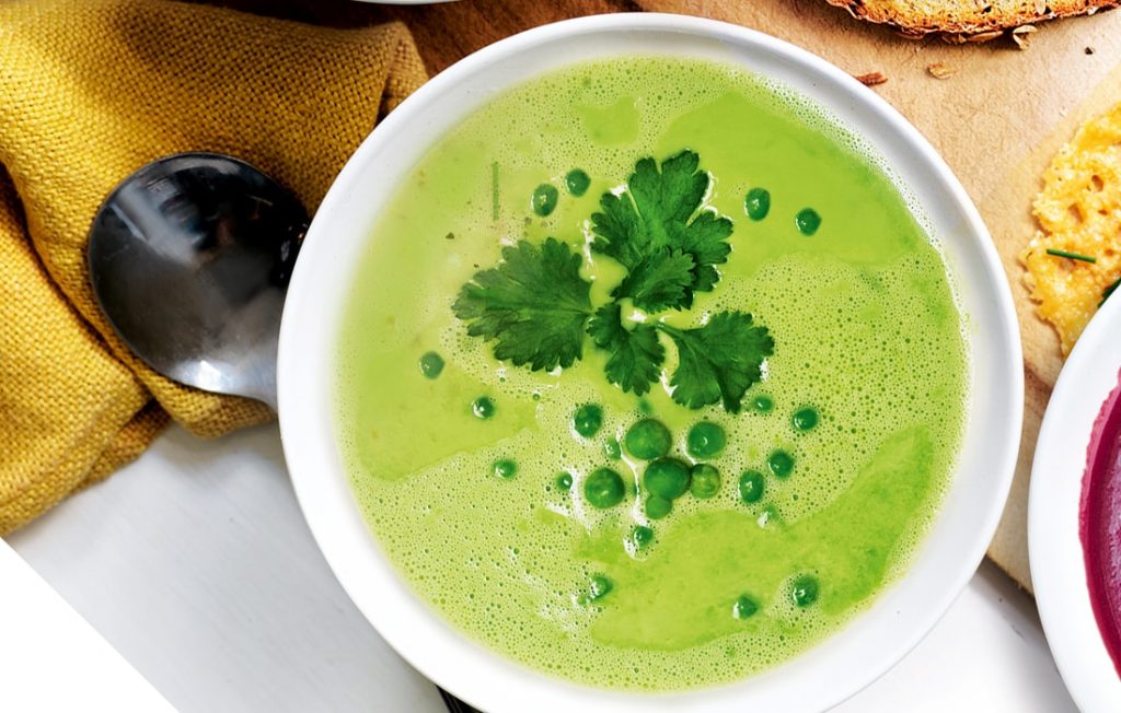 Pea and fennel soup