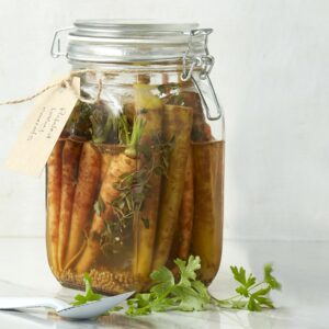 Pickled baby carrots