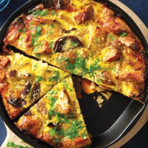 Roast vegetable frittata