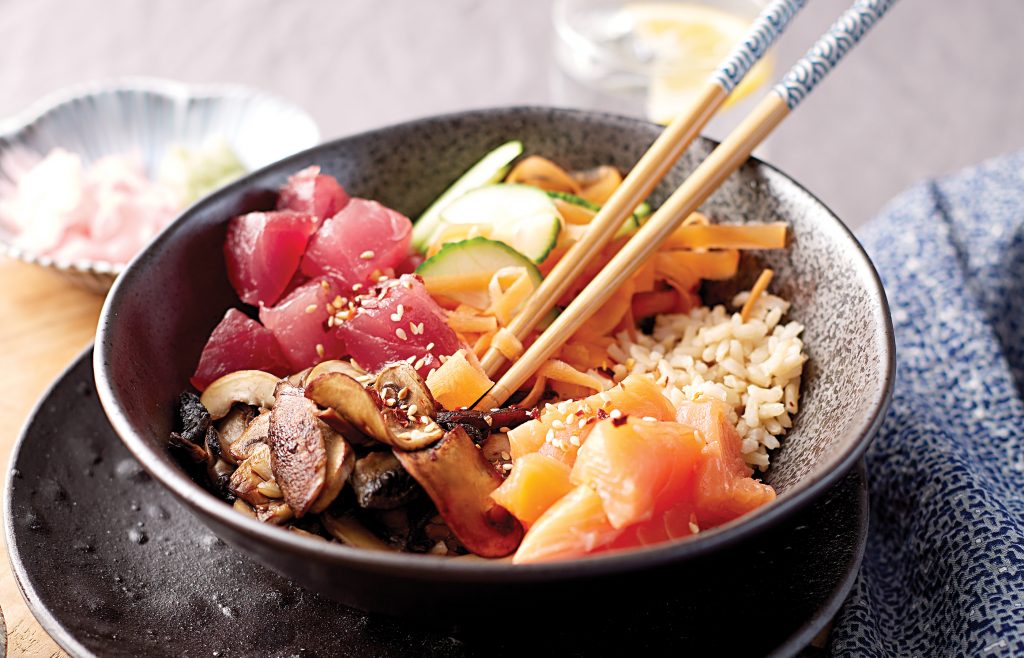 Sashimi donburi Sashimi donburi