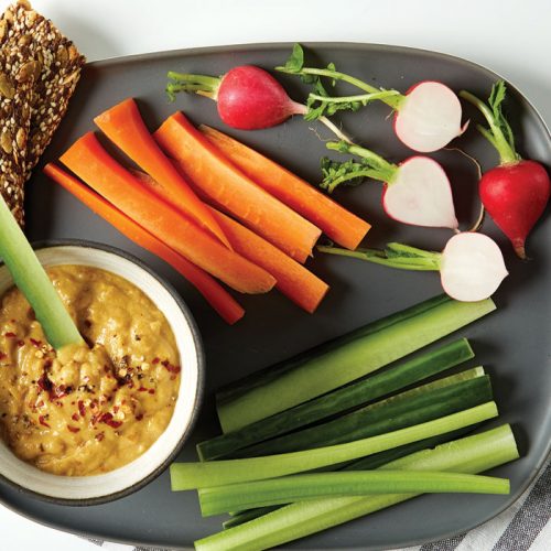 Savoury peanut dip