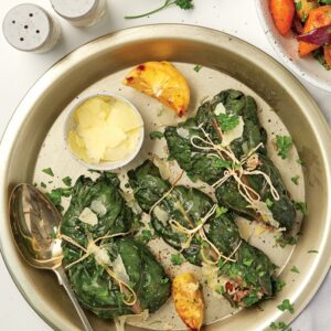 Silver beet dolmades