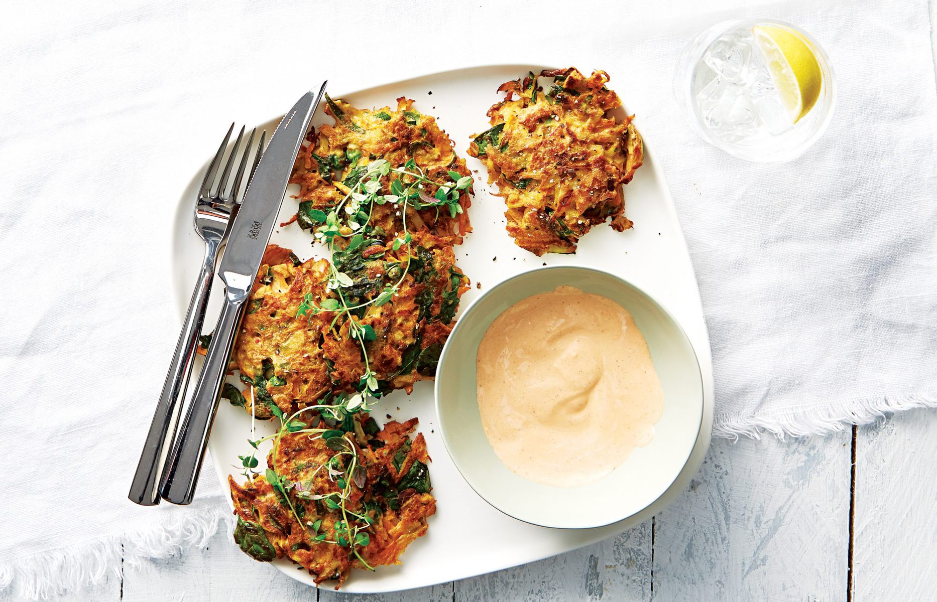 Smoked fish cakes with chipotle mayo