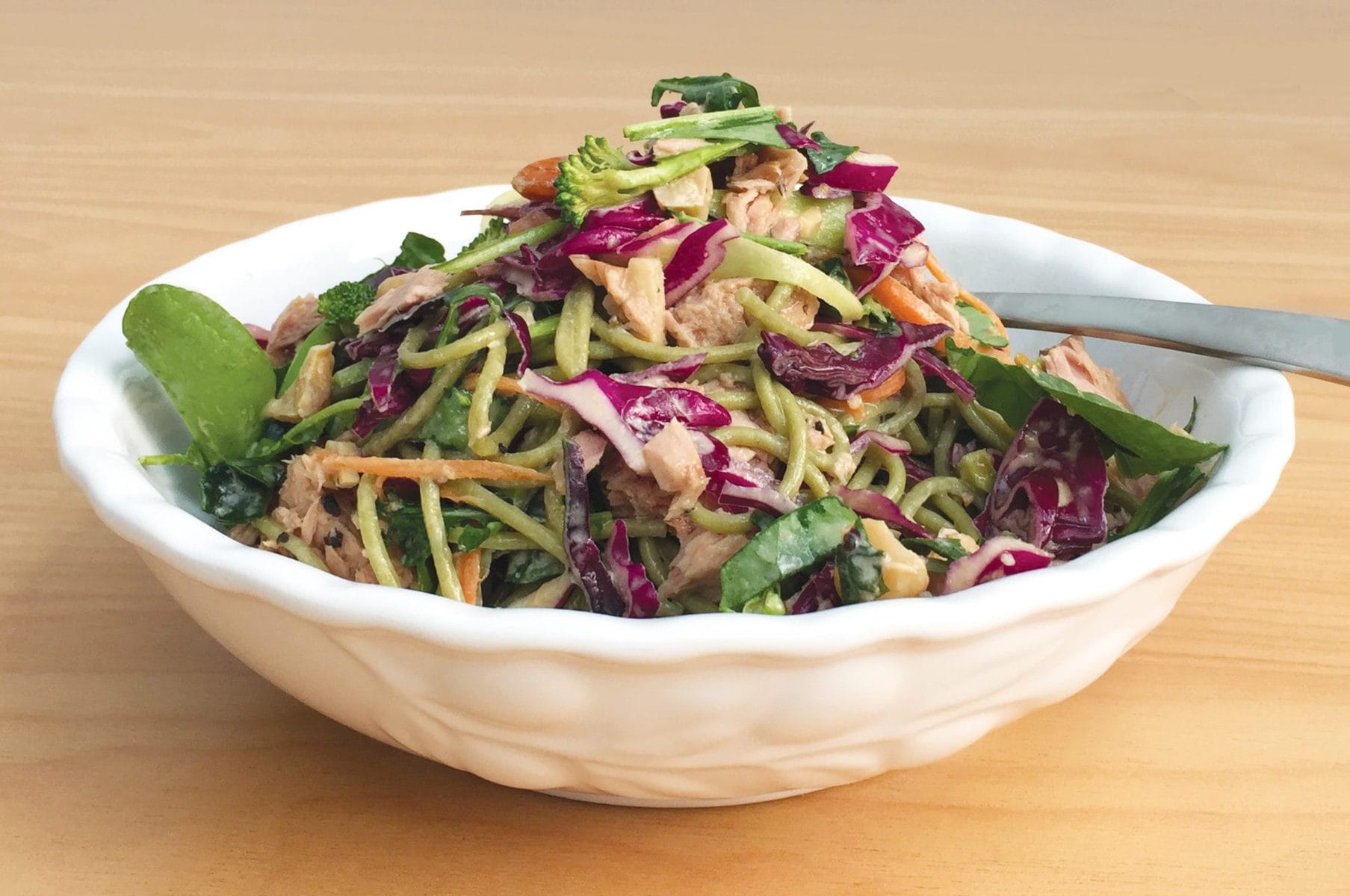 Soba noodle salad