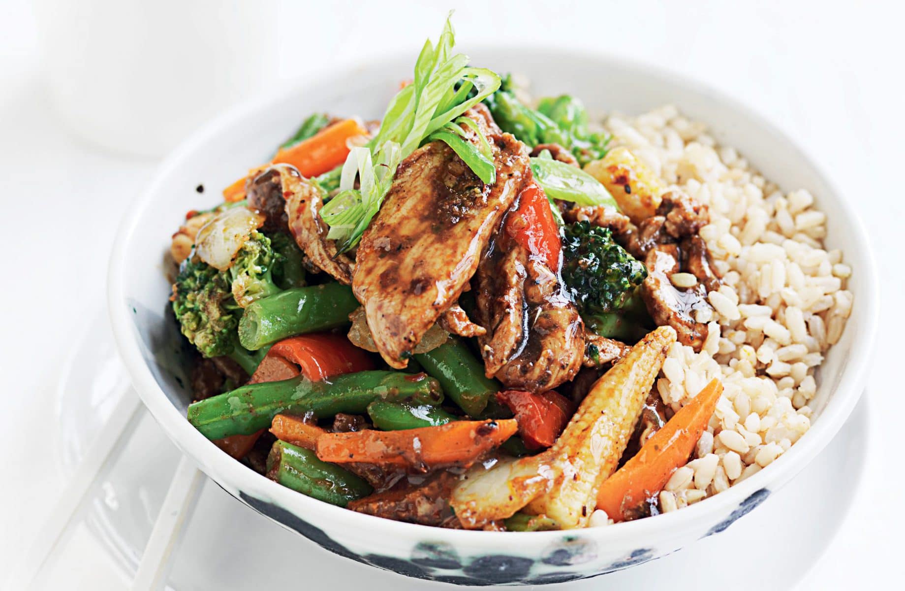 Spicy pork stir-fry