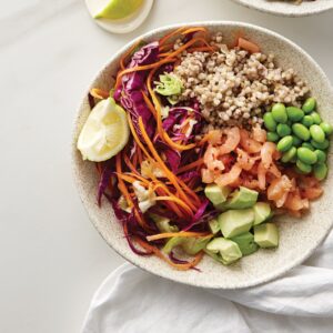 Weeknight meal plan: Lemon squid, prawn bowl, chicken salad, veg noodles