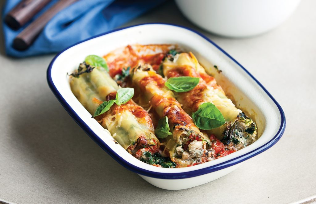 Spinach and ricotta cannelloni Spinach and ricotta cannelloni