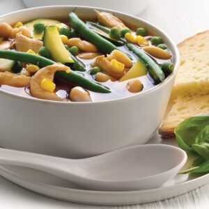 Spring chicken soup