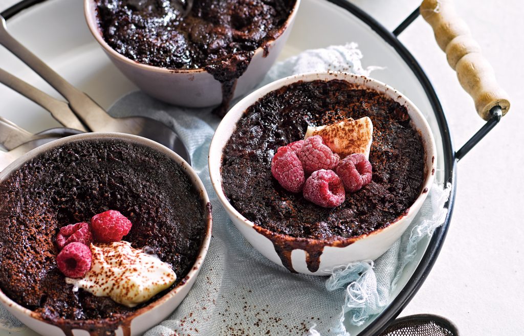 Saucy chocolate pudding Saucy chocolate pudding