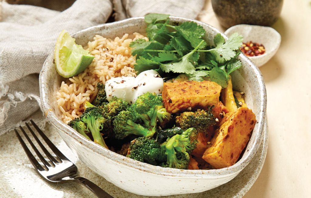 Tempeh tamarind curry