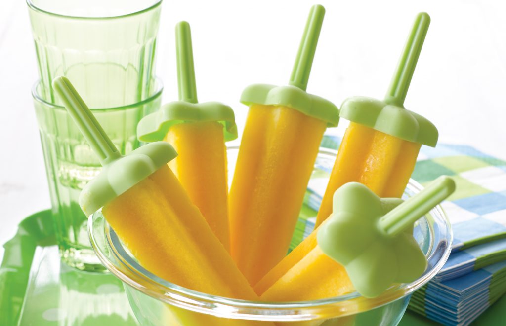 Tropical smoothie ice blocks Tropical smoothie ice blocks