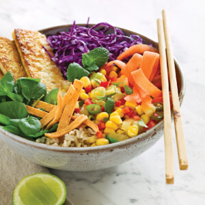 Tropical tofu bowl